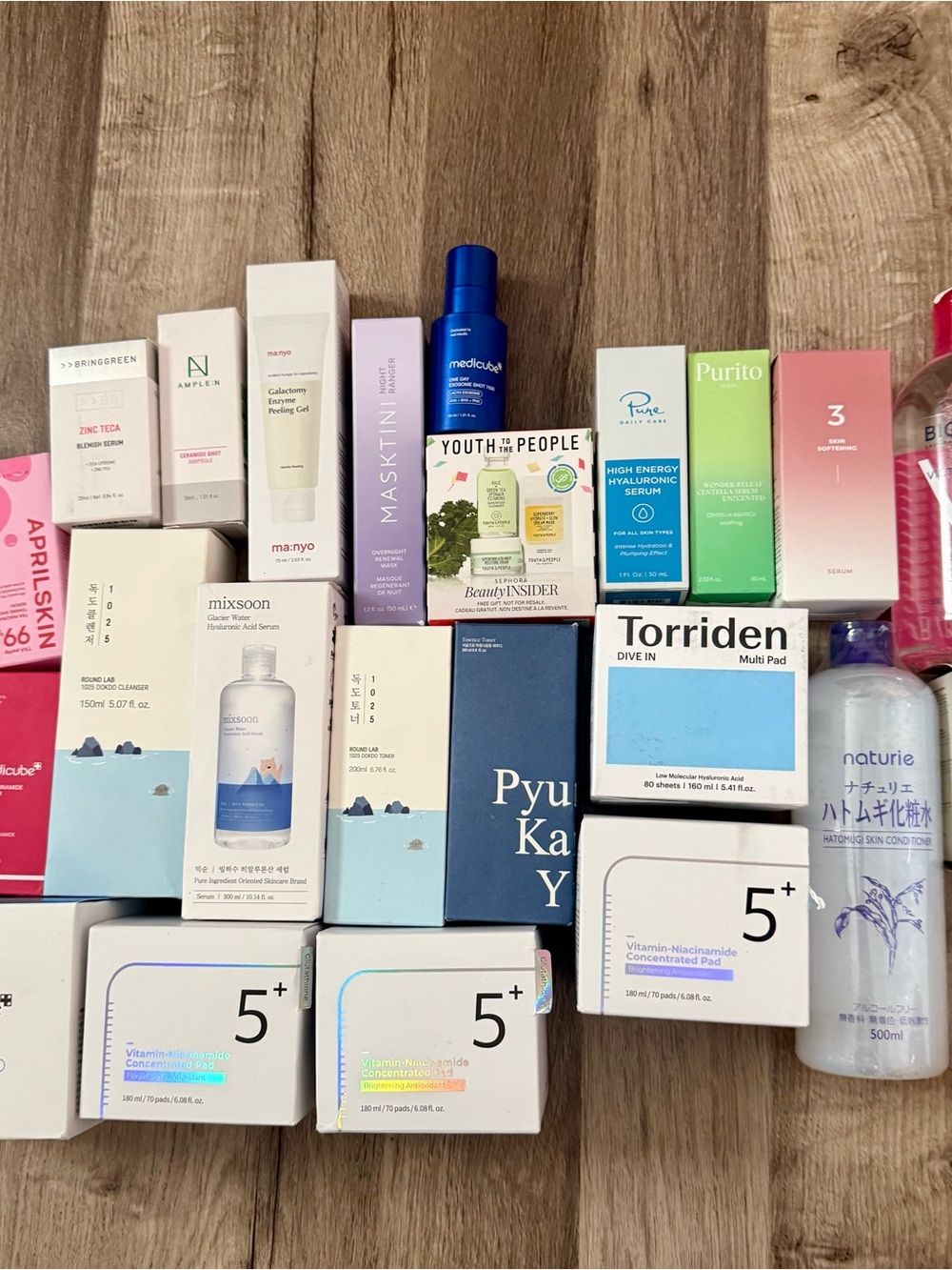 Huge K-Beauty and Skincare Lot, 23 Items, New.